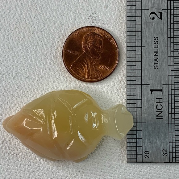 MINI Calcite Crystal Turtle Figurine Natural Stone Hand Carved Animal Tortoise - Picture 12 of 12